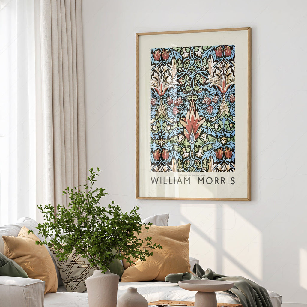 William Morris Snakeshead Art Print – Arts and Crafts Wall Decor