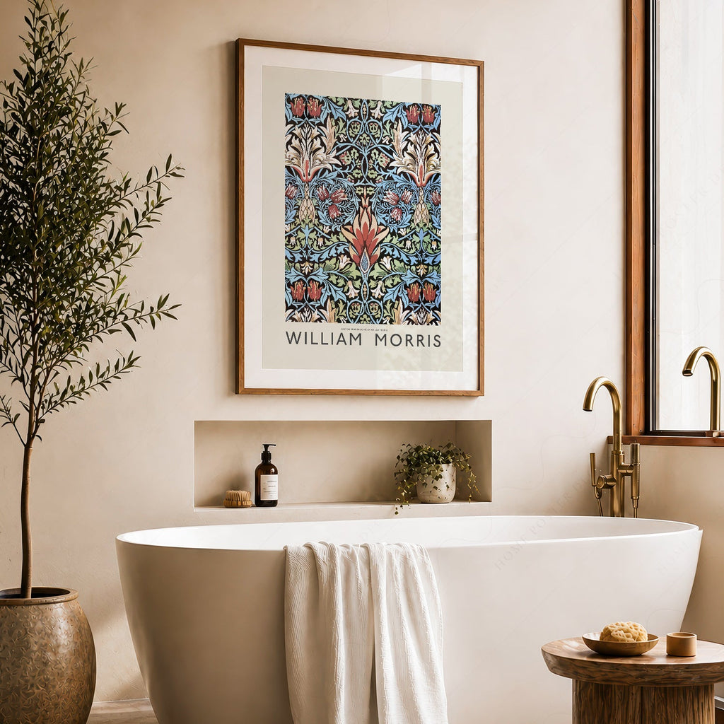 William Morris Snakeshead Art Print – Arts and Crafts Wall Decor