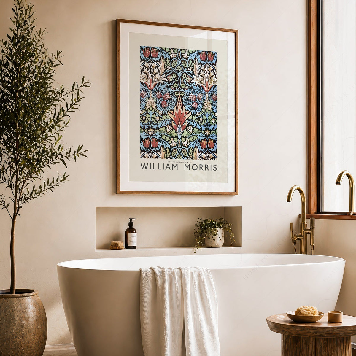 William Morris Snakeshead Art Print – Arts and Crafts Wall Decor