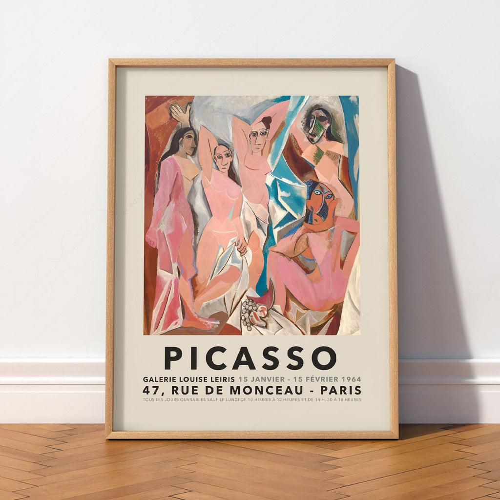 Pablo Picasso Les Demoiselles d'Avignon Art Print – Cubist Wall Art