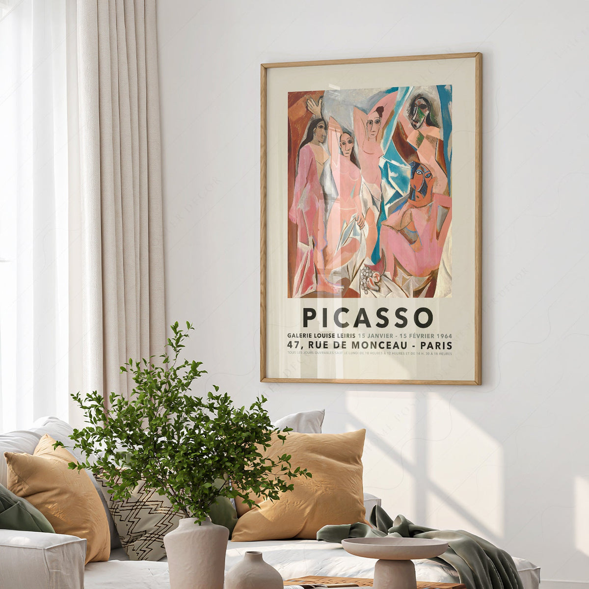 Pablo Picasso Les Demoiselles d'Avignon Art Print – Cubist Wall Art