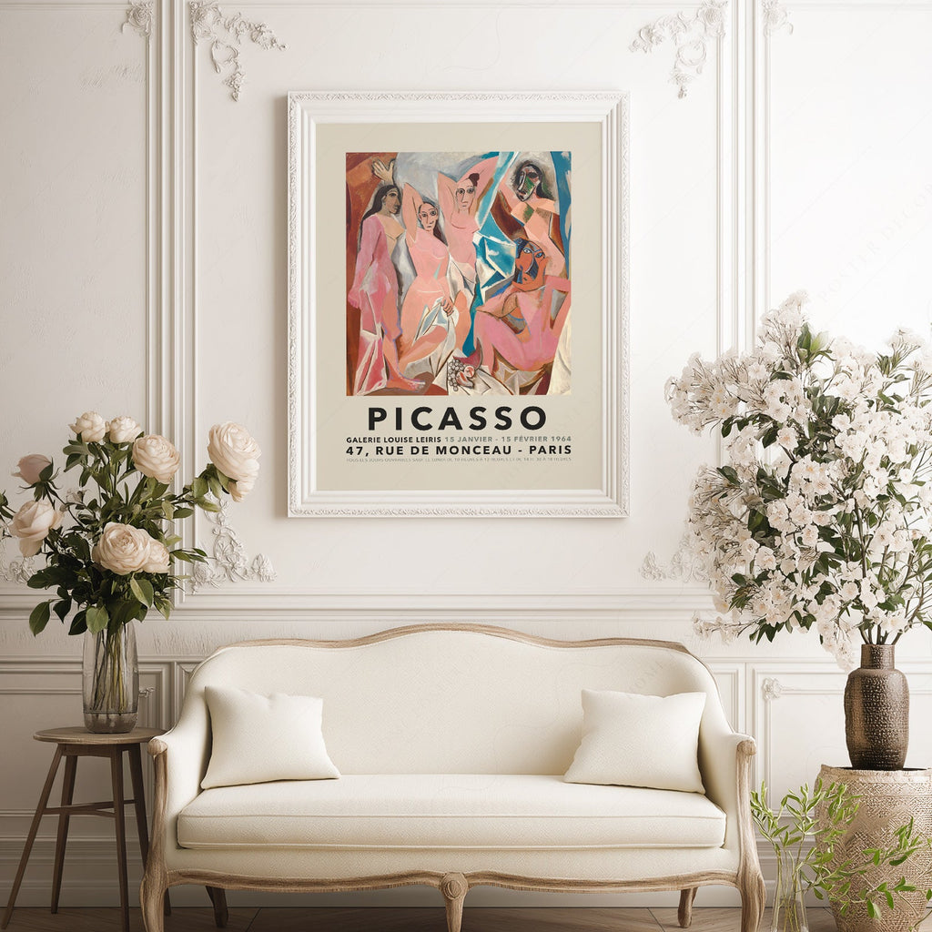 Pablo Picasso Les Demoiselles d'Avignon Art Print – Cubist Wall Art