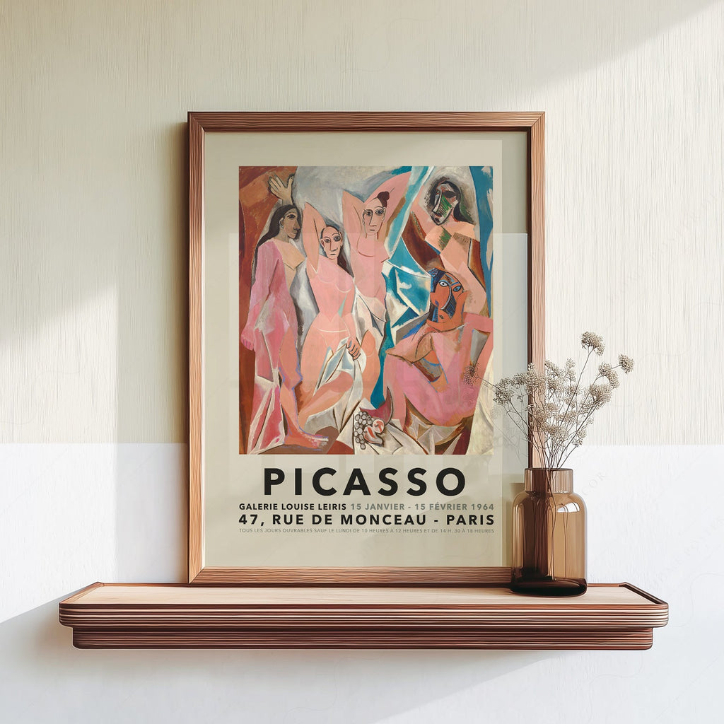 Pablo Picasso Les Demoiselles d'Avignon Art Print – Cubist Wall Art