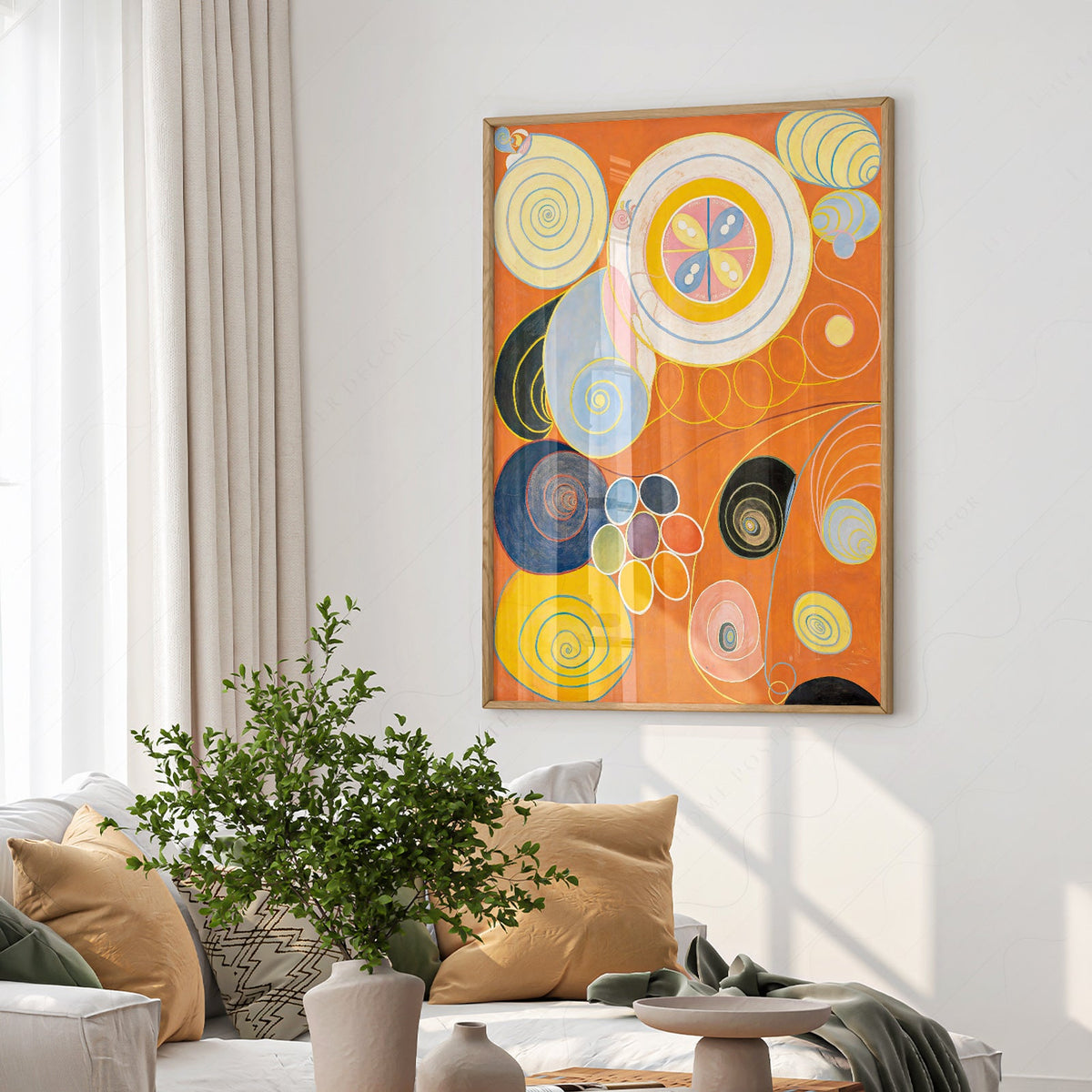 Hilma af Klint The Ten Largest No. 3 Youth Print – Abstract Wall Art