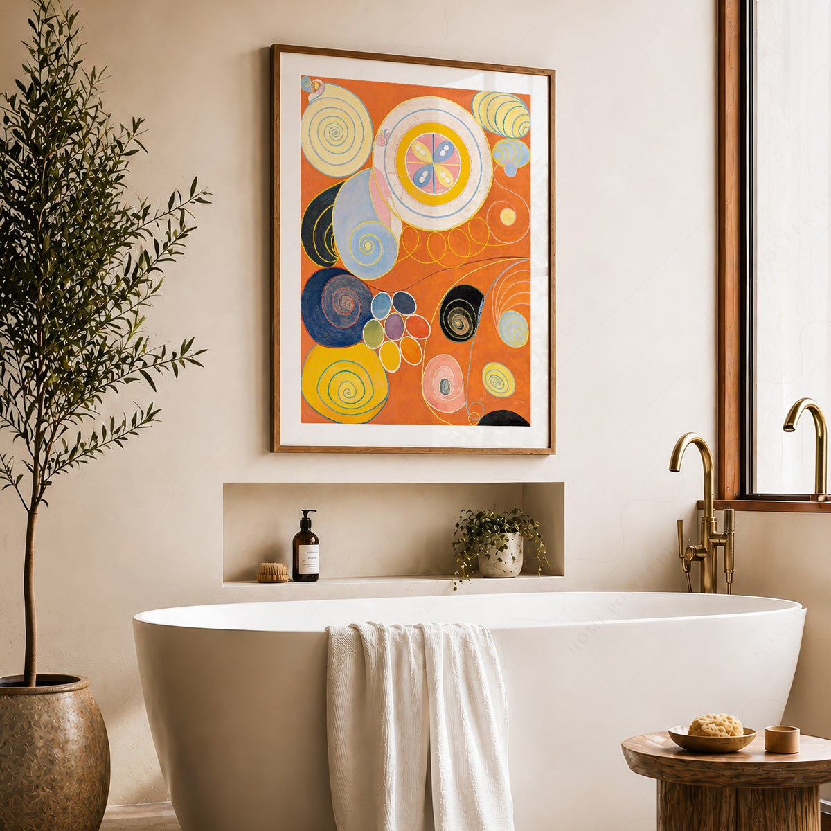Hilma af Klint The Ten Largest No. 3 Youth Print – Abstract Wall Art