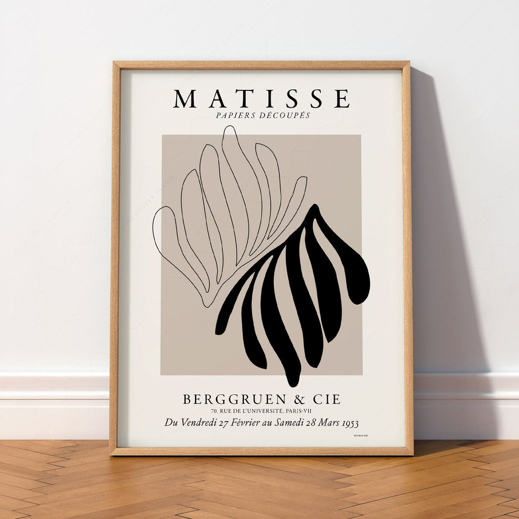 Henri Matisse Papiers Découpés Exhibition Poster – Minimalist Wall Art