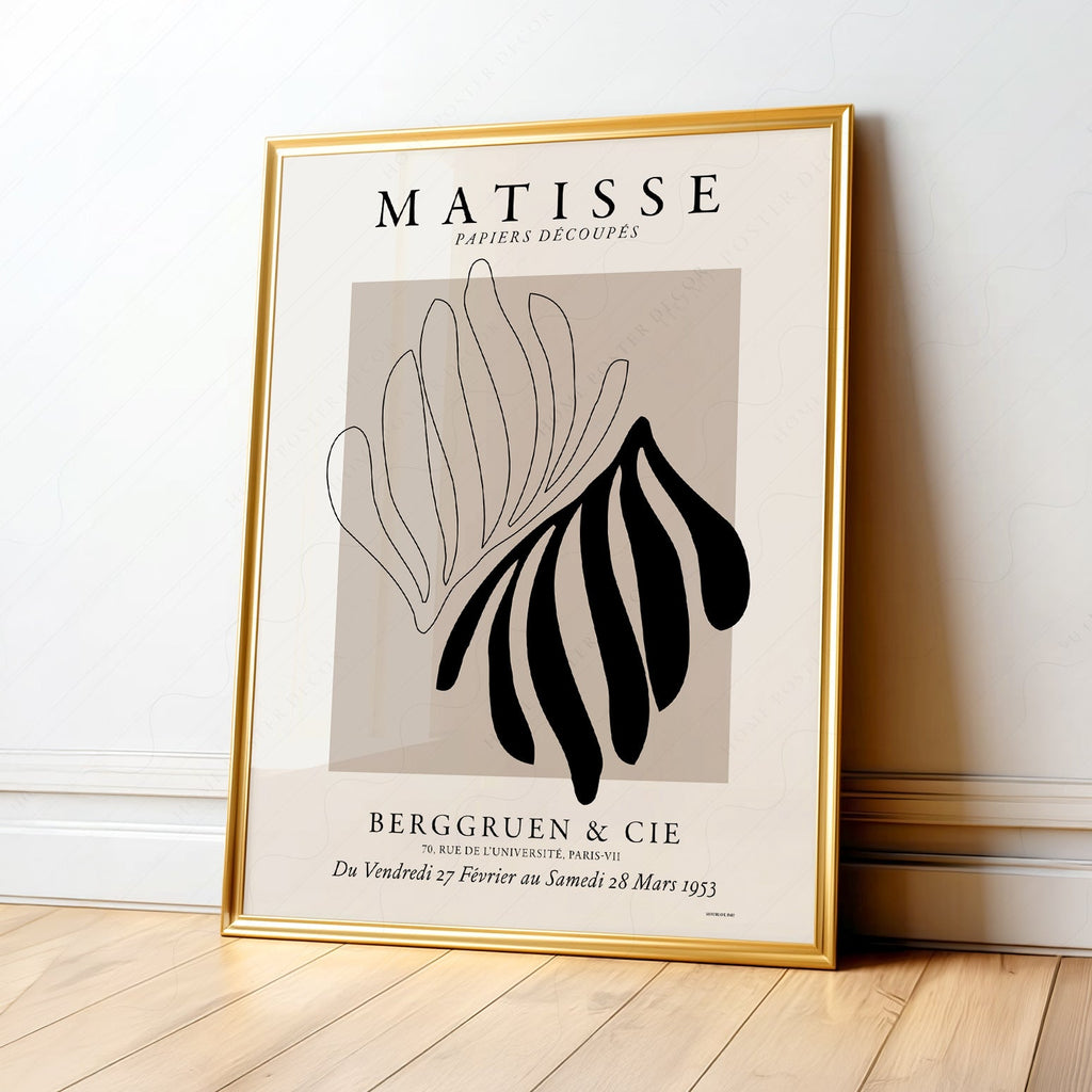 Henri Matisse Papiers Découpés Exhibition Poster – Minimalist Wall Art