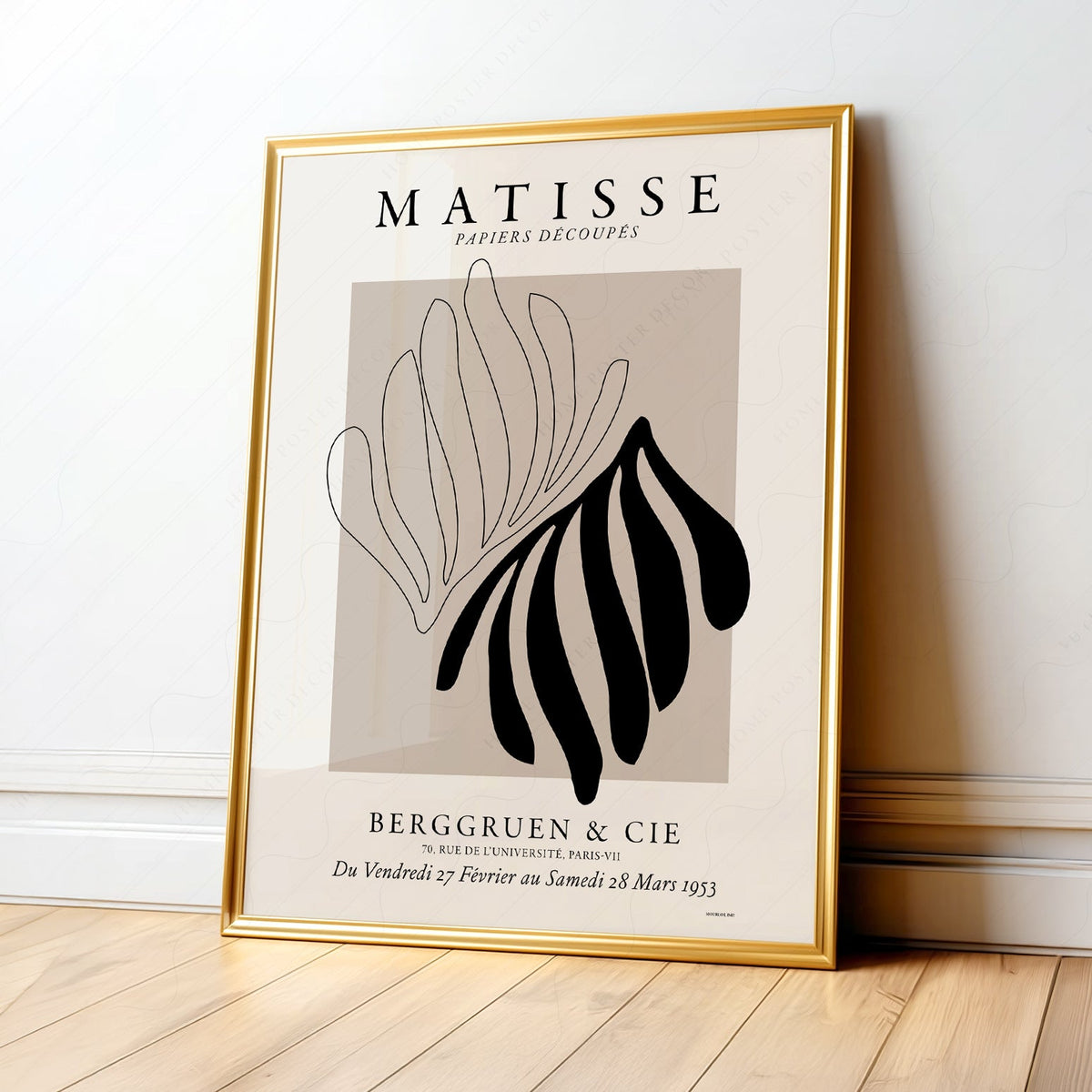 Henri Matisse Papiers Découpés Exhibition Poster – Minimalist Wall Art