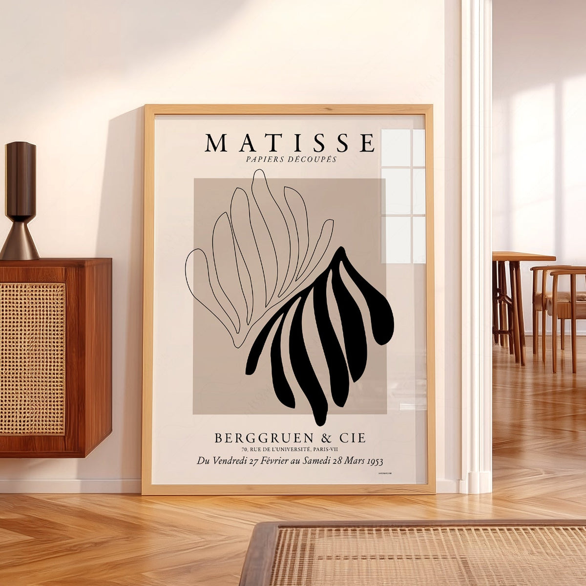 Henri Matisse Papiers Découpés Exhibition Poster – Minimalist Wall Art