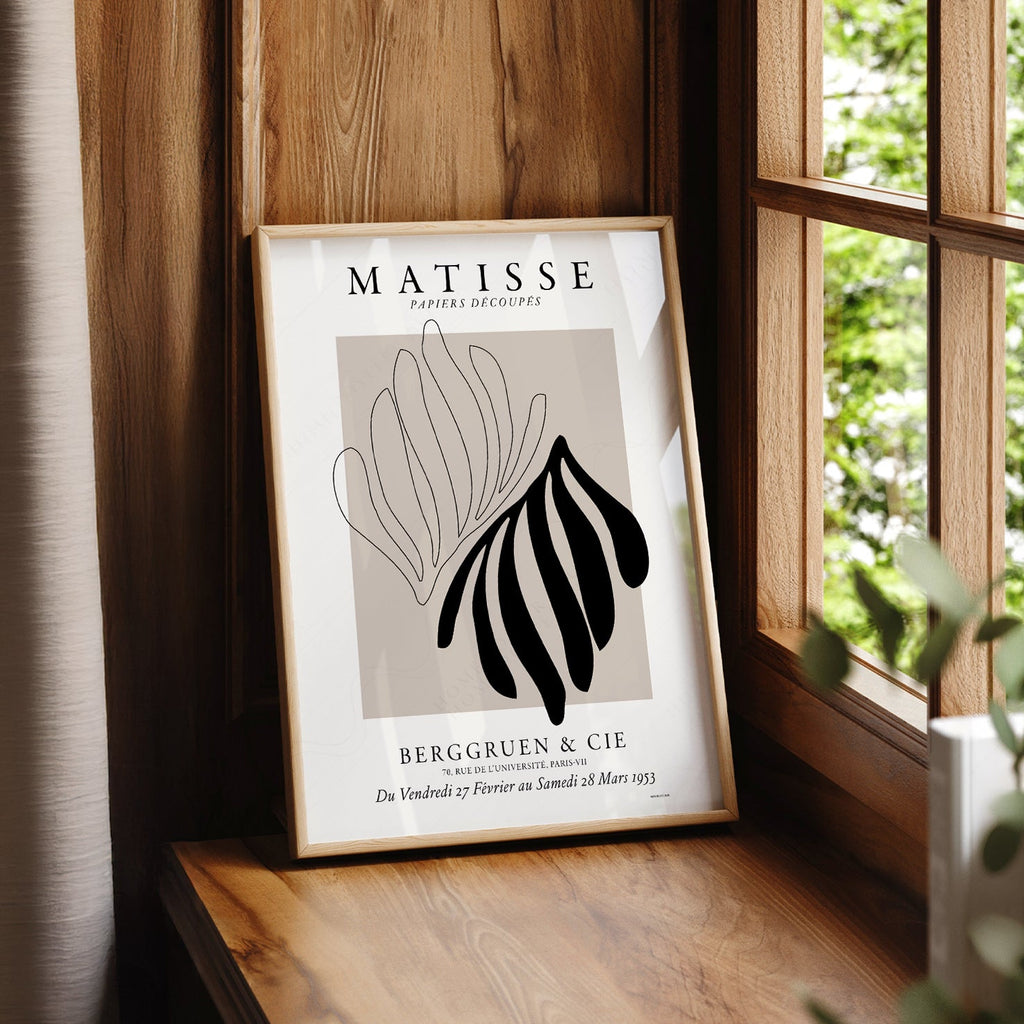 Henri Matisse Papiers Découpés Exhibition Poster – Minimalist Wall Art