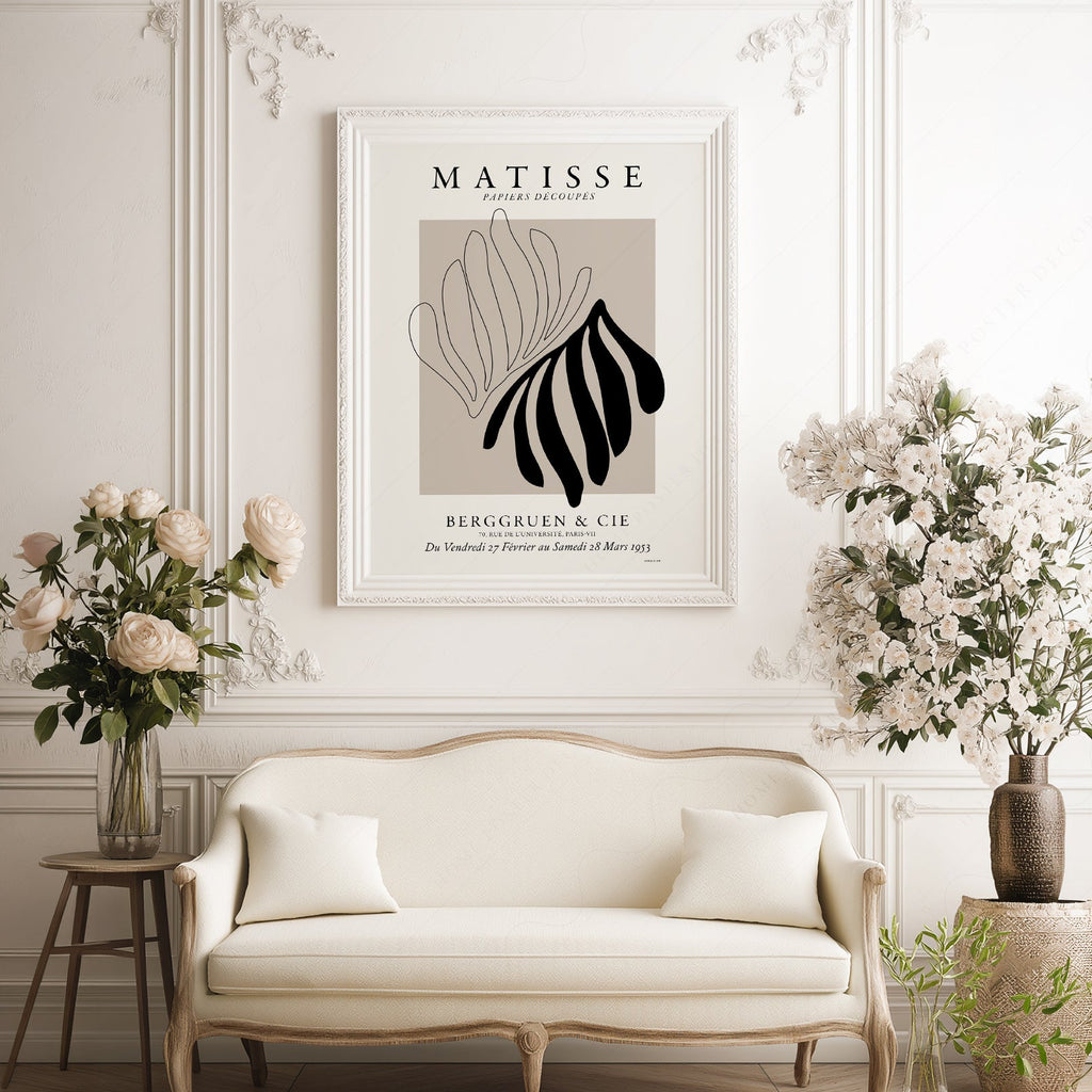Henri Matisse Papiers Découpés Exhibition Poster – Minimalist Wall Art
