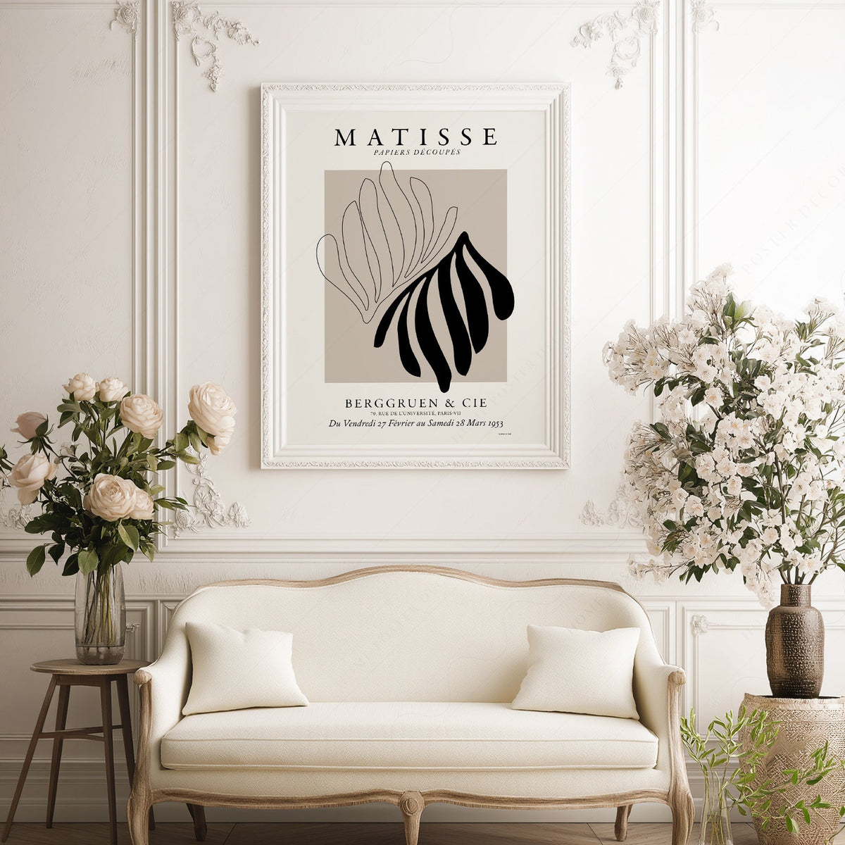 Henri Matisse Papiers Découpés Exhibition Poster – Minimalist Wall Art