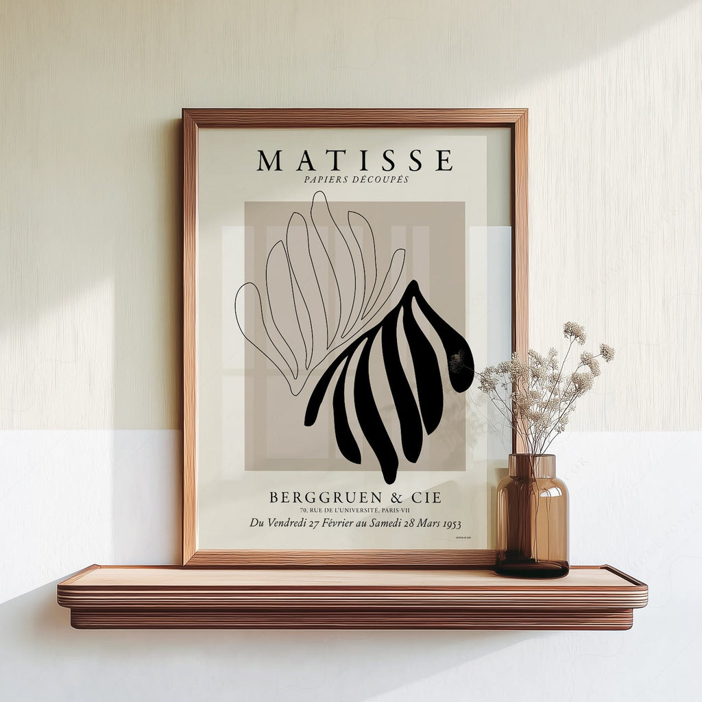 Henri Matisse Papiers Découpés Exhibition Poster – Minimalist Wall Art