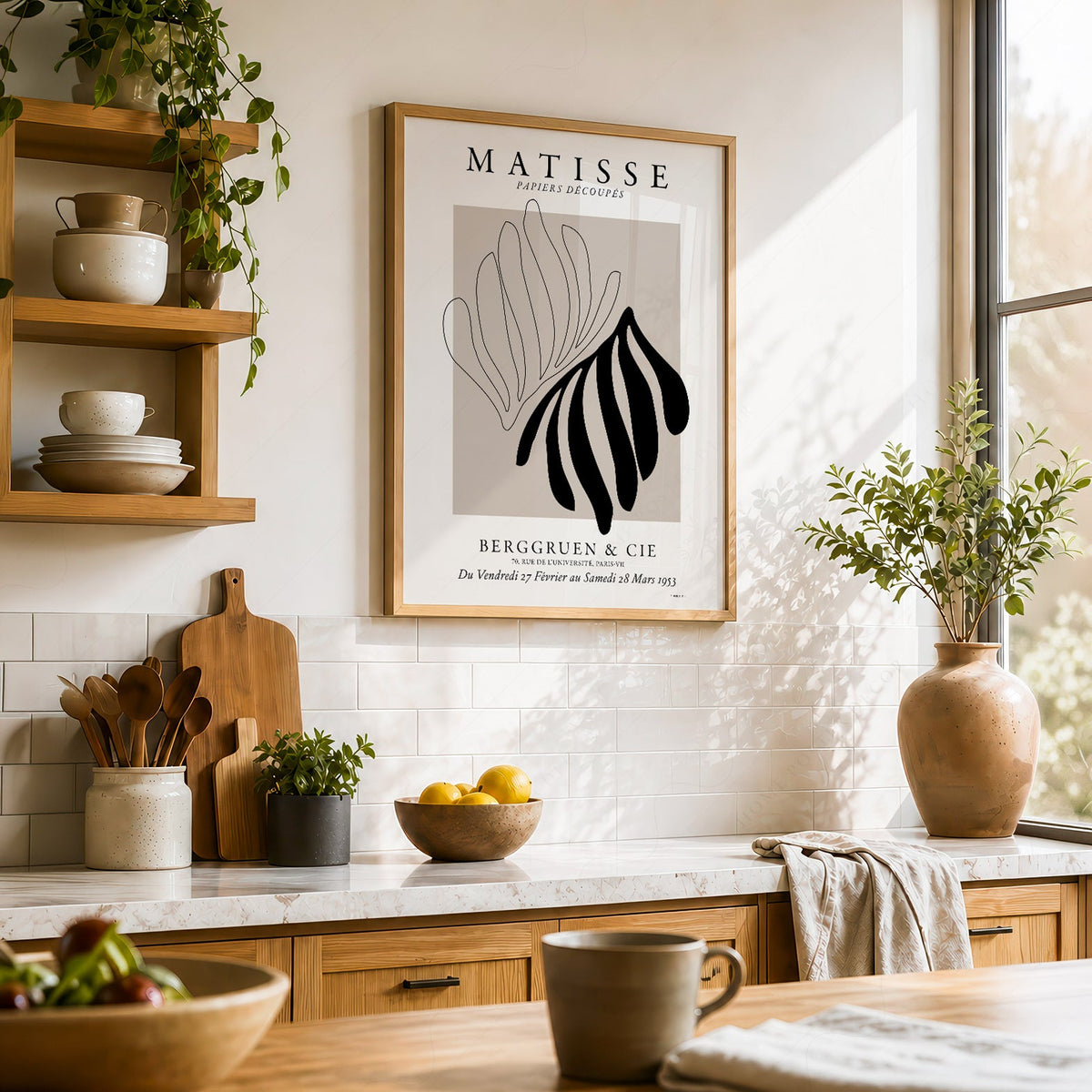 Henri Matisse Papiers Découpés Exhibition Poster – Minimalist Wall Art