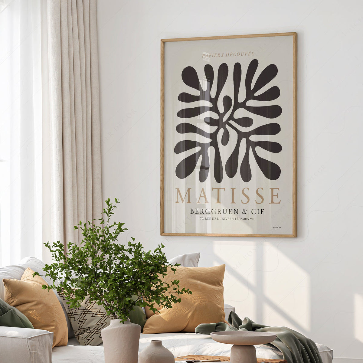 Henri Matisse Papiers Découpés Art Print – Modern Cut-Out Wall Poster