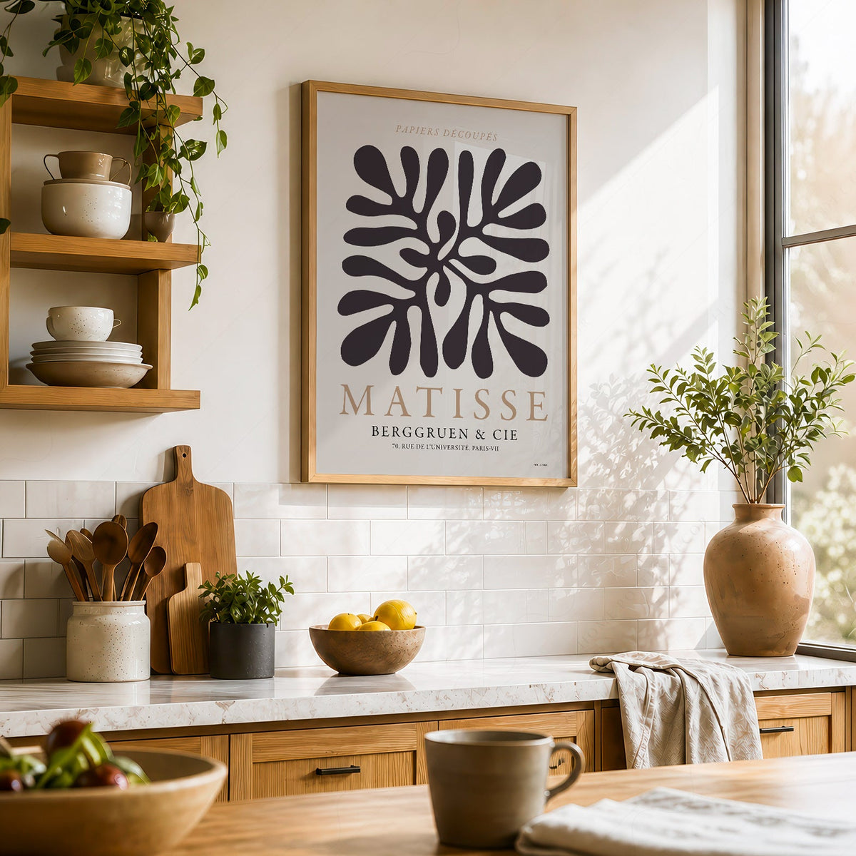 Henri Matisse Papiers Découpés Art Print – Modern Cut-Out Wall Poster