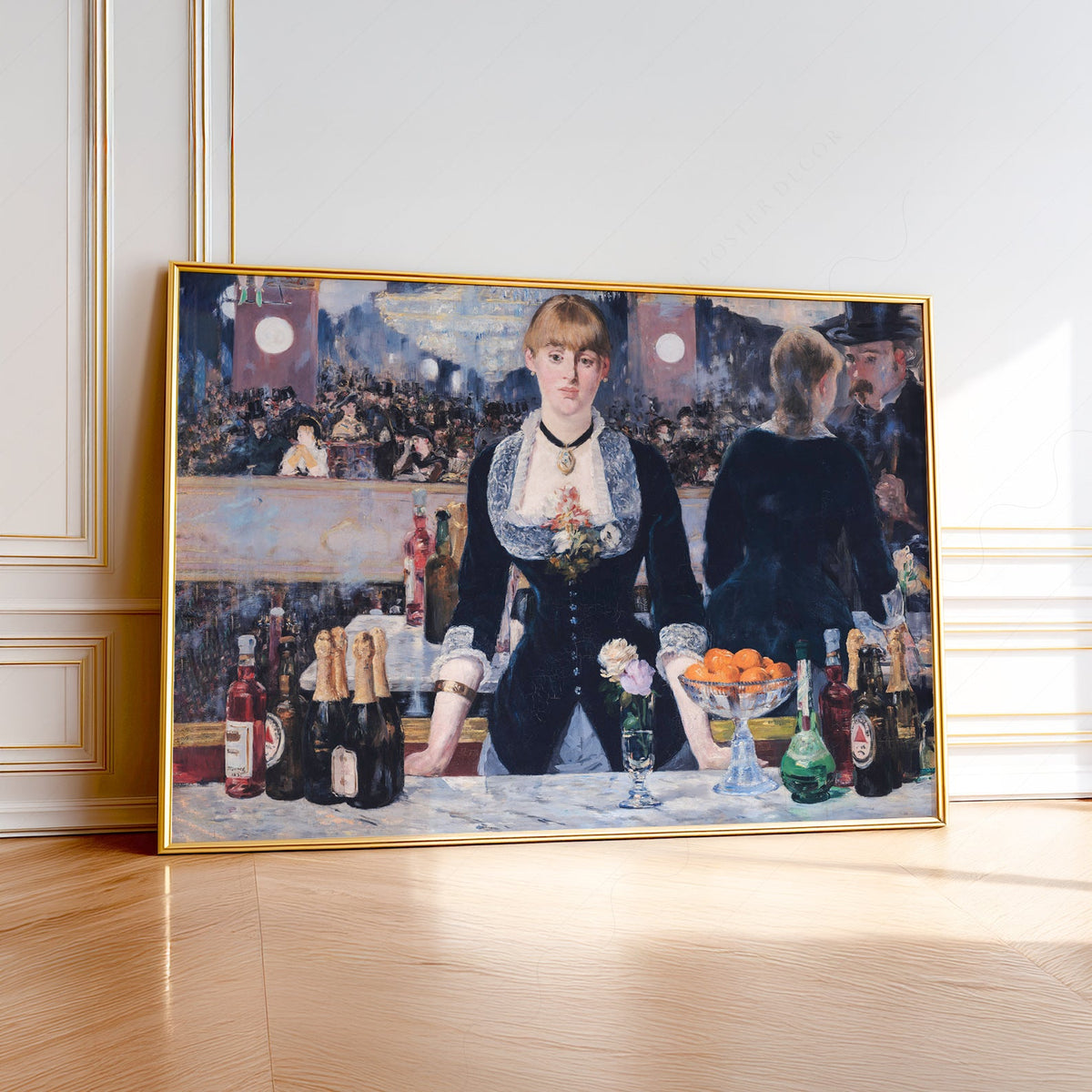 Édouard Manet A Bar at the Folies-Bergère Print – Impressionist Wall Art