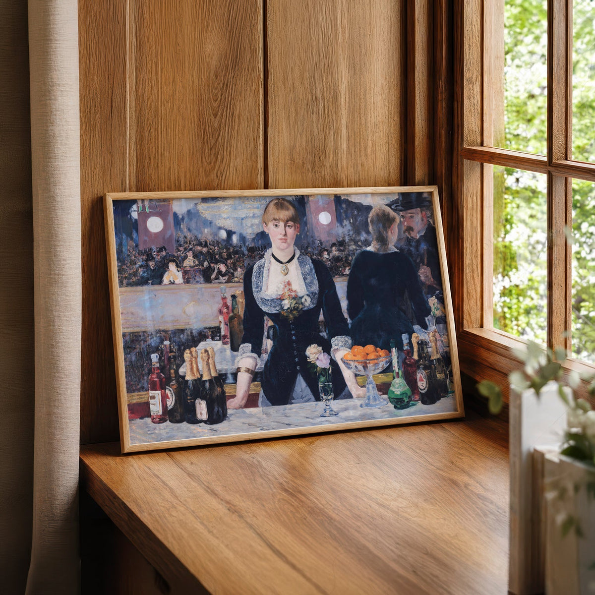 Édouard Manet A Bar at the Folies-Bergère Print – Impressionist Wall Art