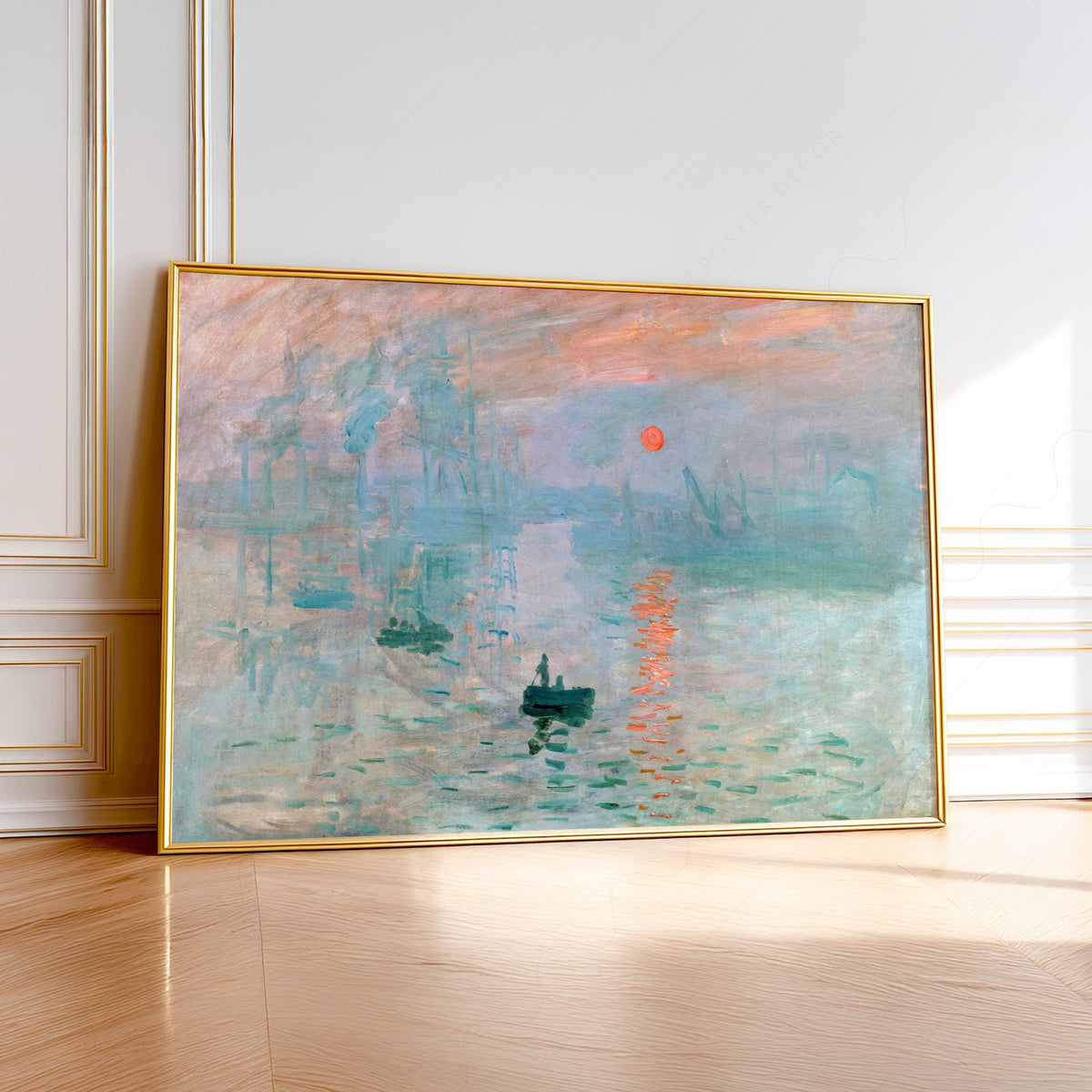 Claude Monet - Impression Sunrise Art Print – Impressionist Wall Decor
