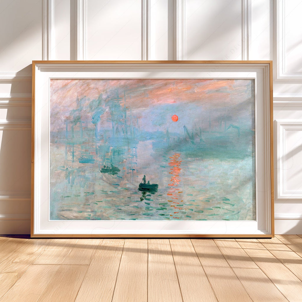 Claude Monet - Impression Sunrise Art Print – Impressionist Wall Decor