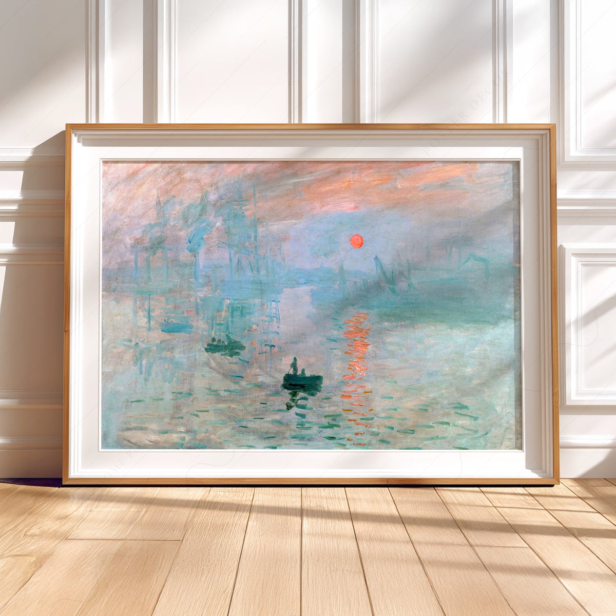 Claude Monet - Impression Sunrise Art Print – Impressionist Wall Decor