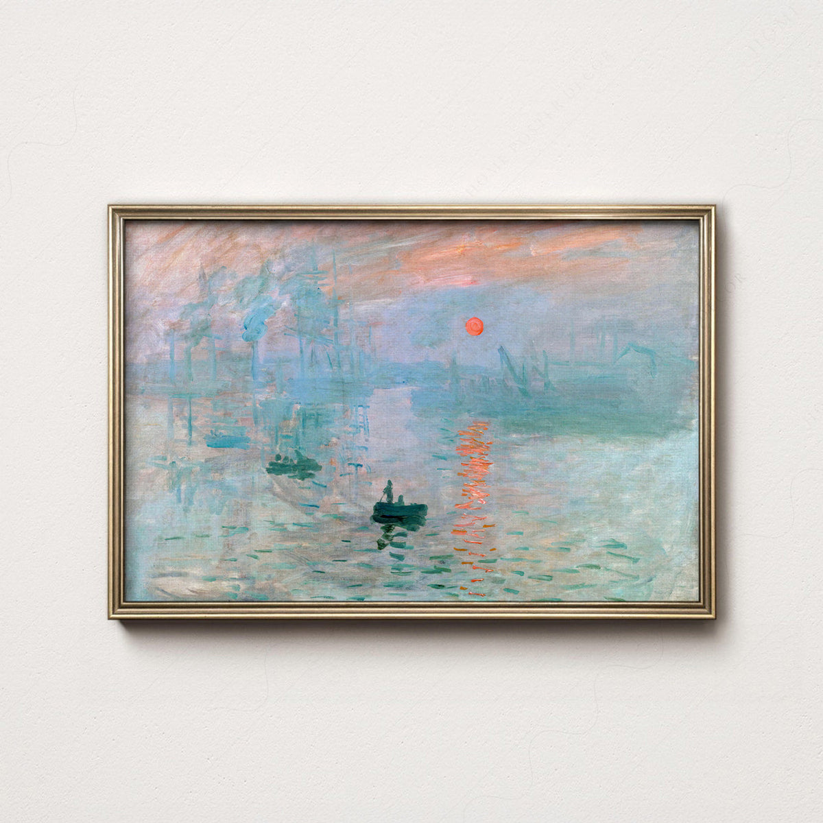 Claude Monet - Impression Sunrise Art Print – Impressionist Wall Decor