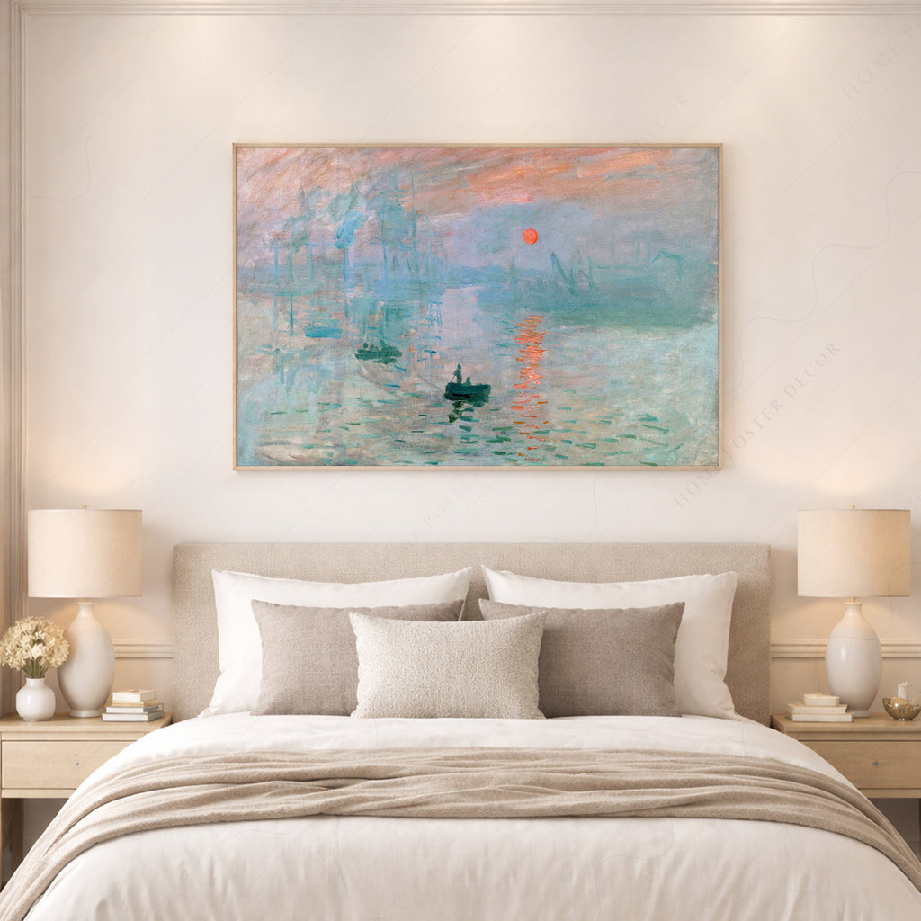 Claude Monet - Impression Sunrise Art Print – Impressionist Wall Decor