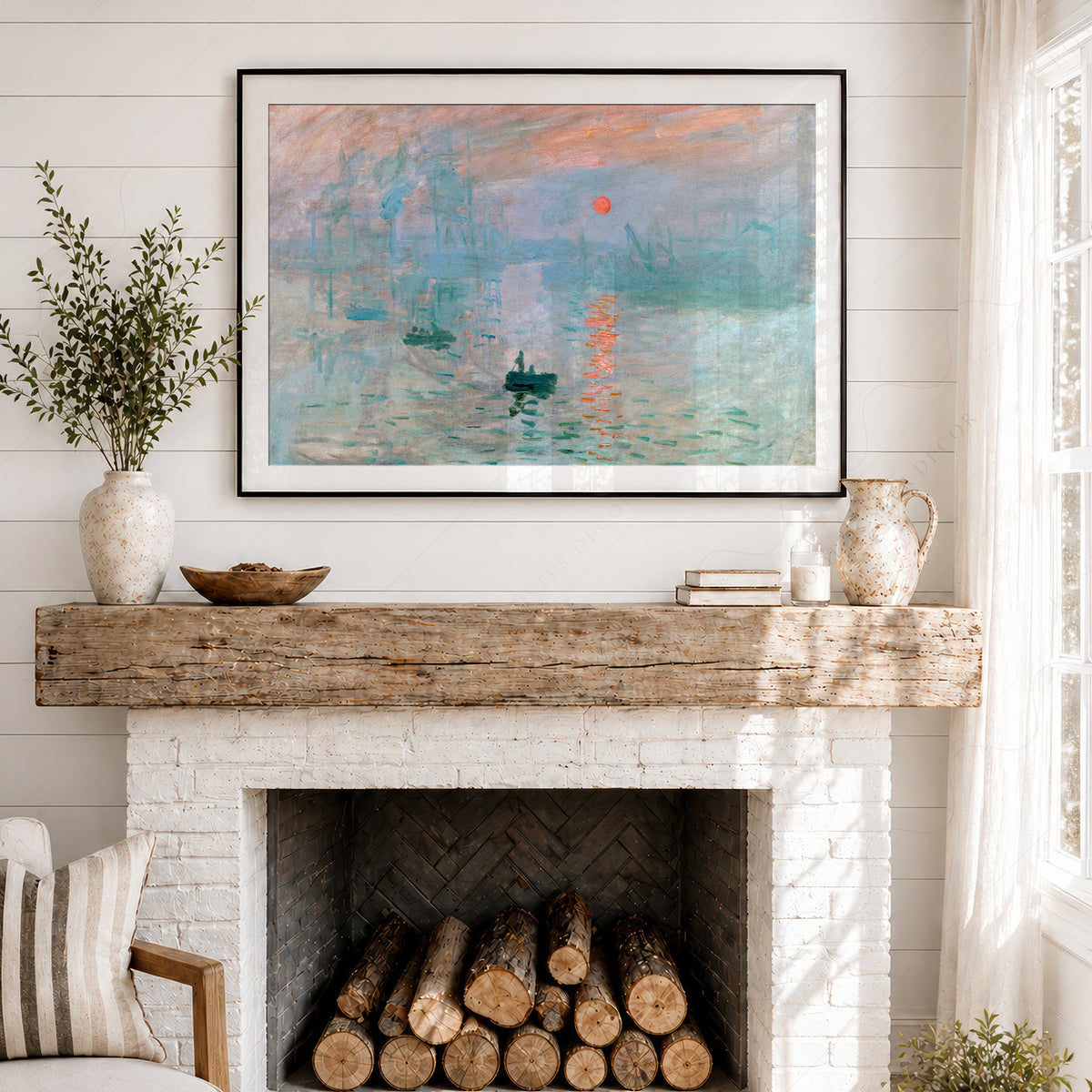 Claude Monet - Impression Sunrise Art Print – Impressionist Wall Decor