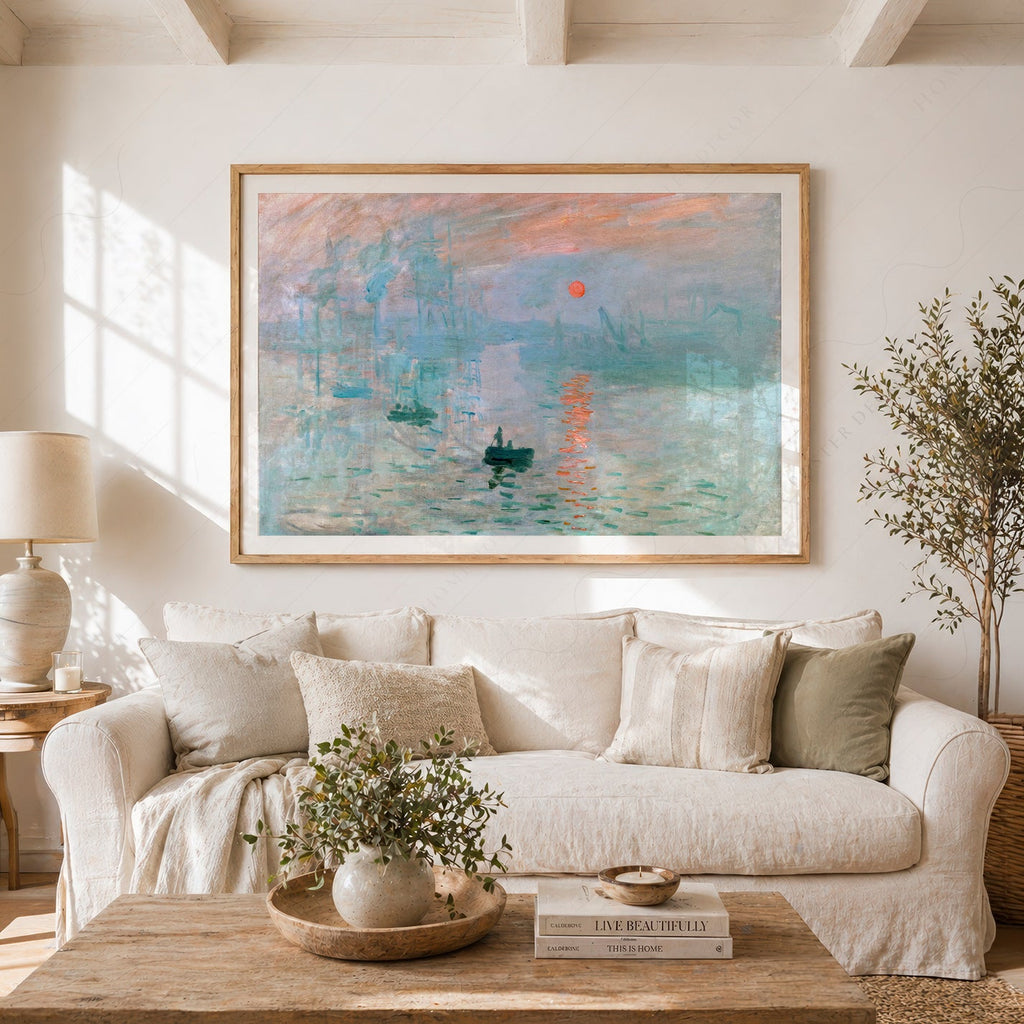 Claude Monet - Impression Sunrise Art Print – Impressionist Wall Decor