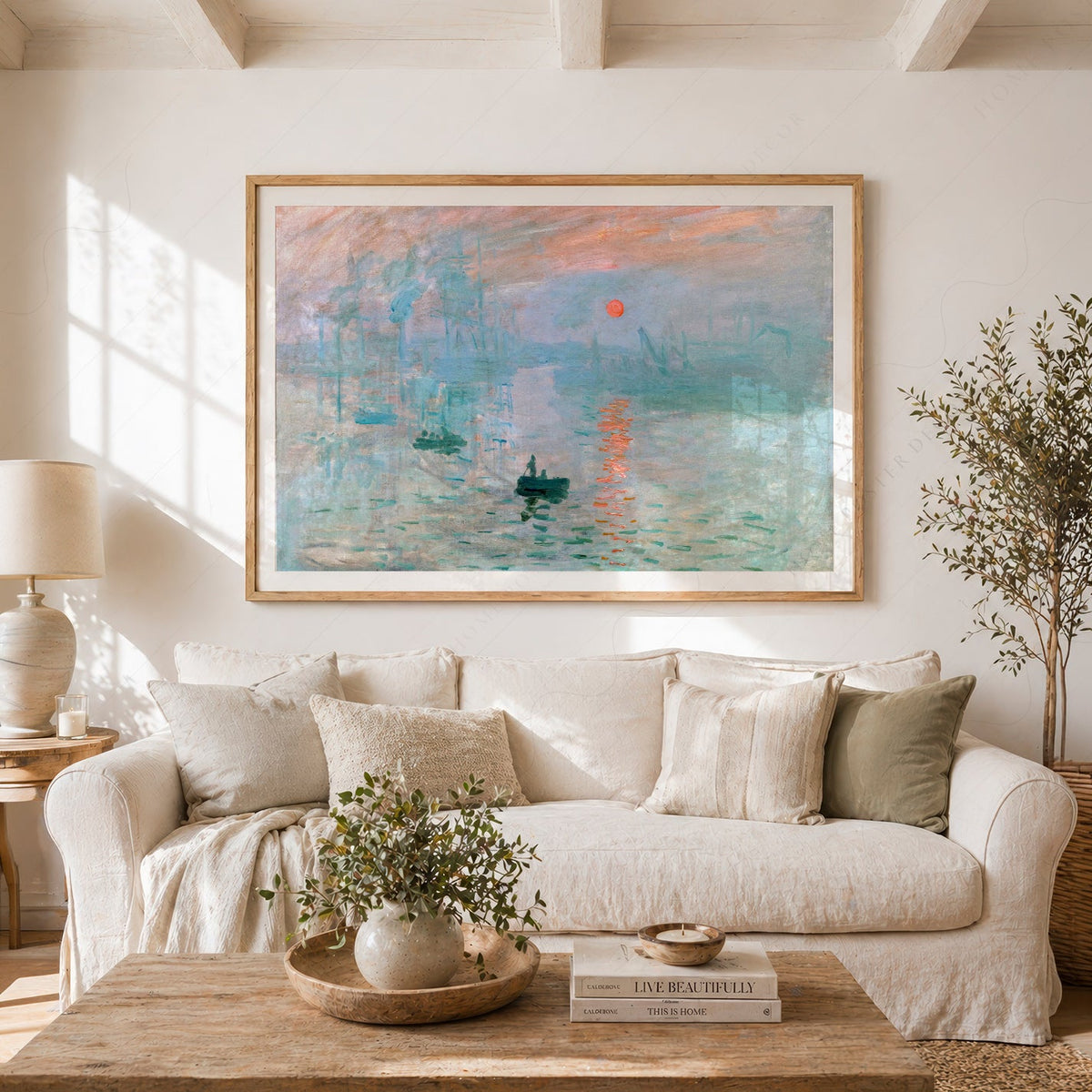 Claude Monet - Impression Sunrise Art Print – Impressionist Wall Decor