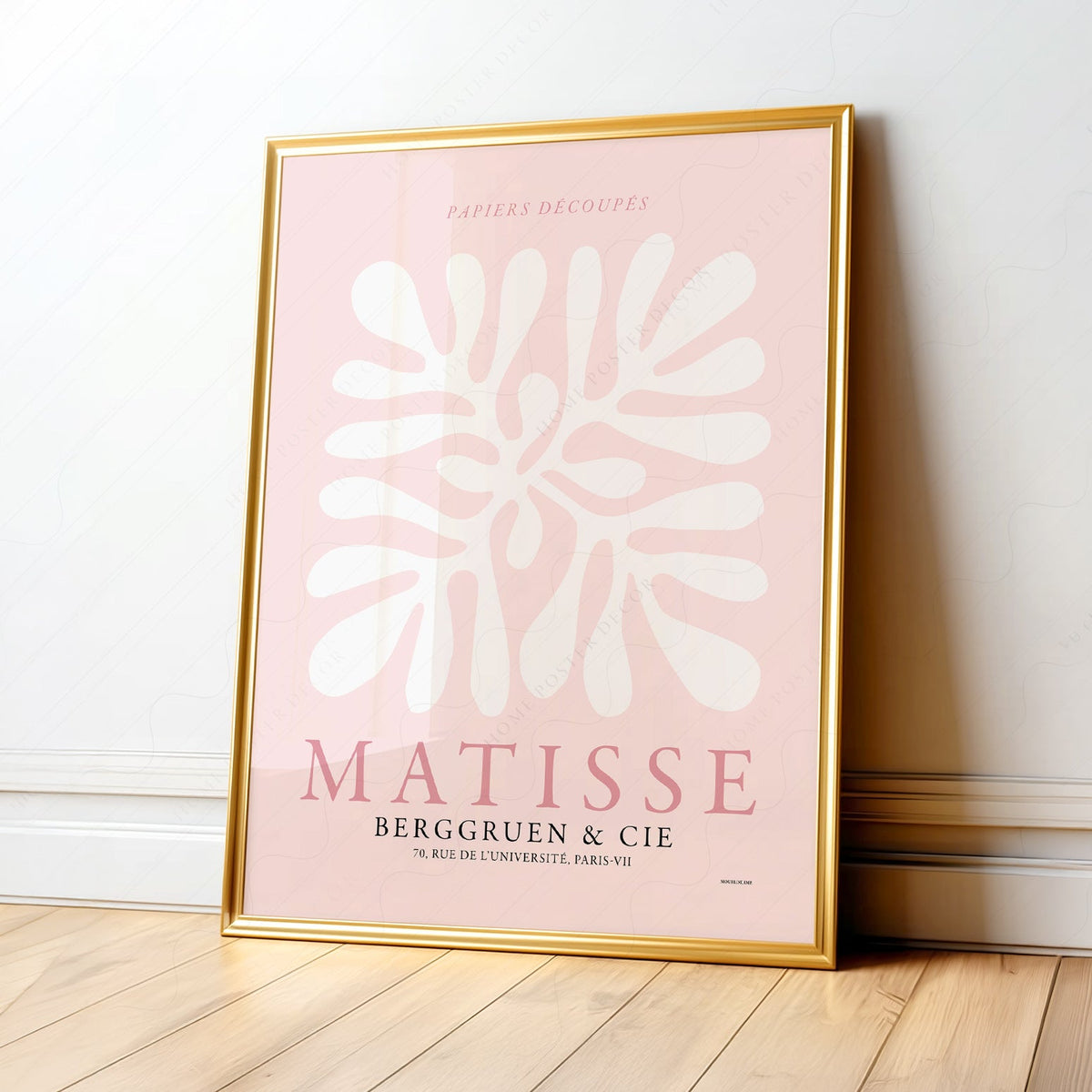 Henri Matisse Papiers Découpés Art Print – Pink Cut-Outs Poster
