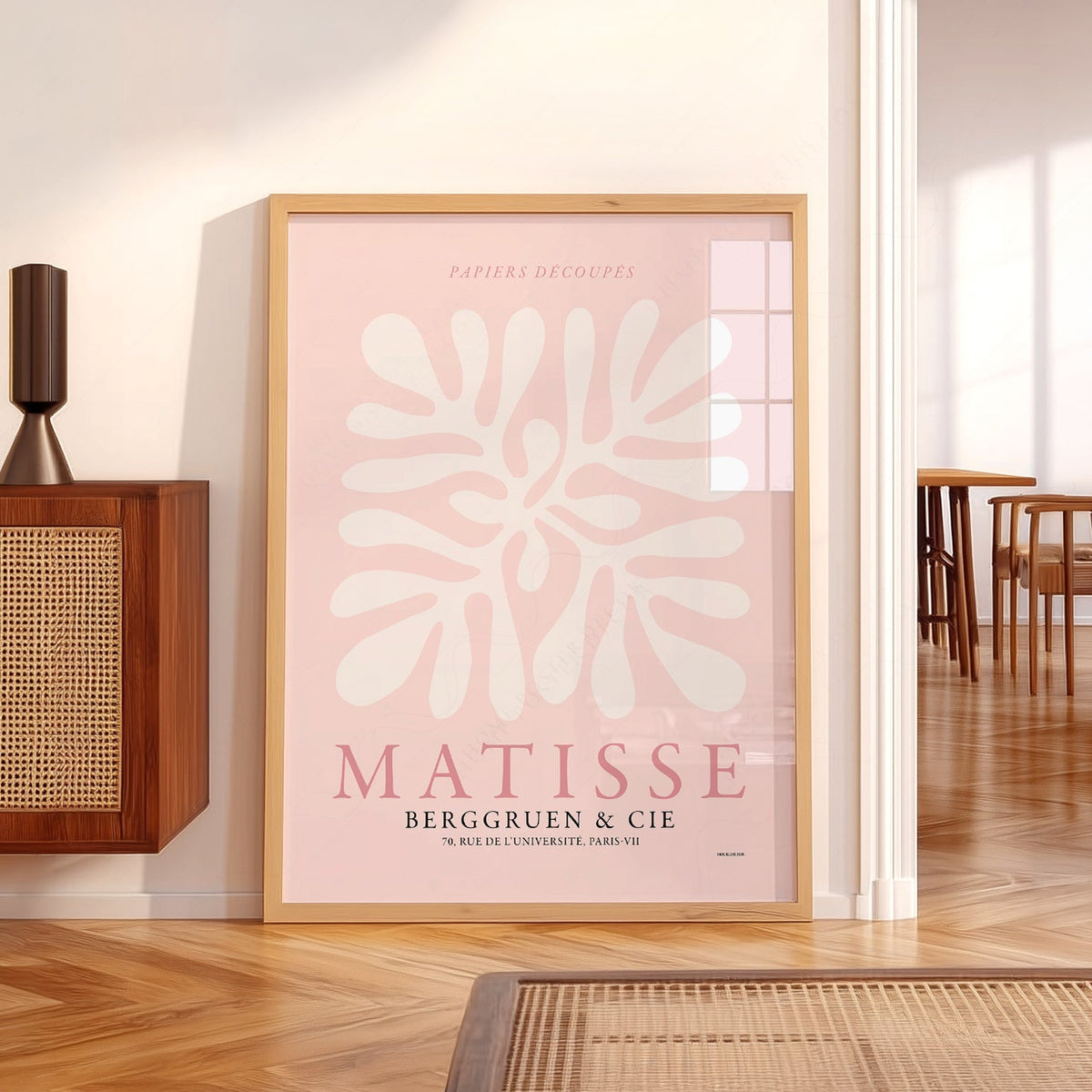 Henri Matisse Papiers Découpés Art Print – Pink Cut-Outs Poster
