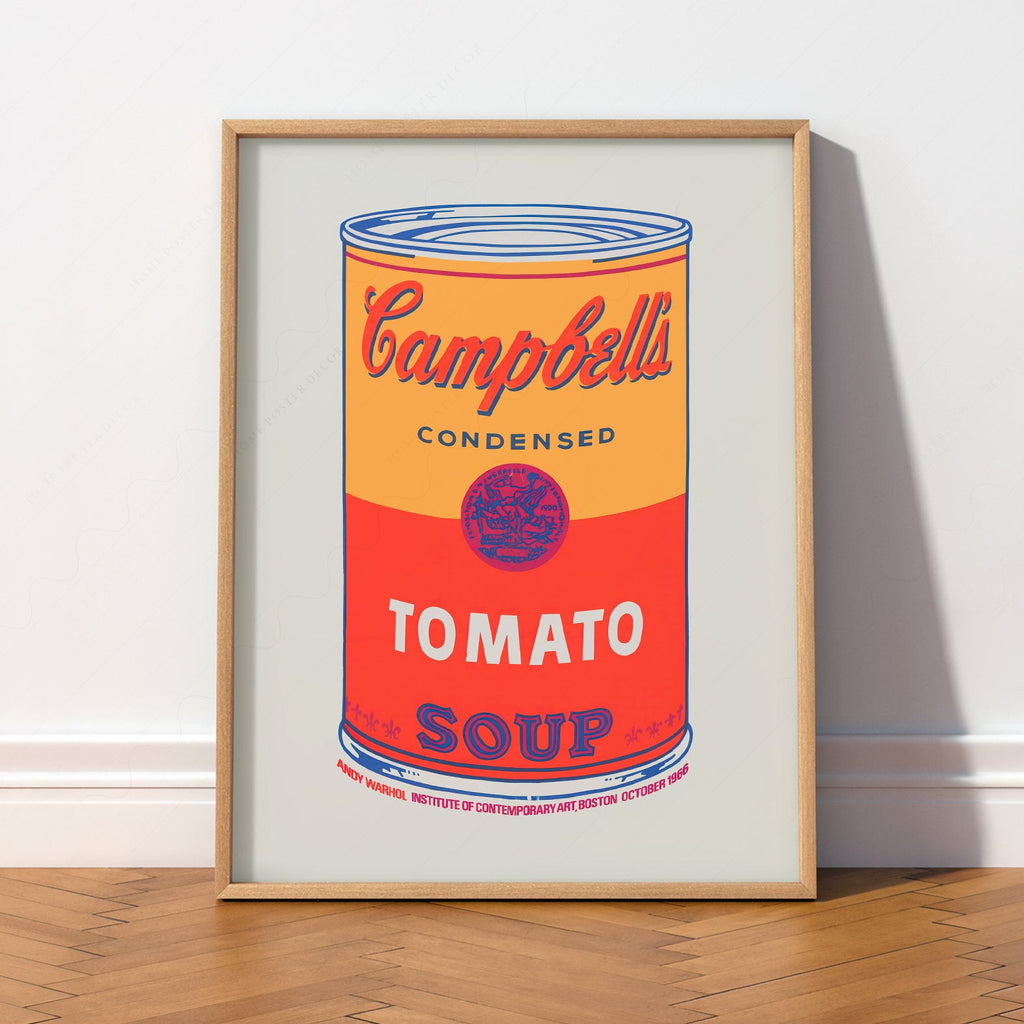 Andy Warhol Campbell's Soup Tomato Print – Pop Art Wall Poster