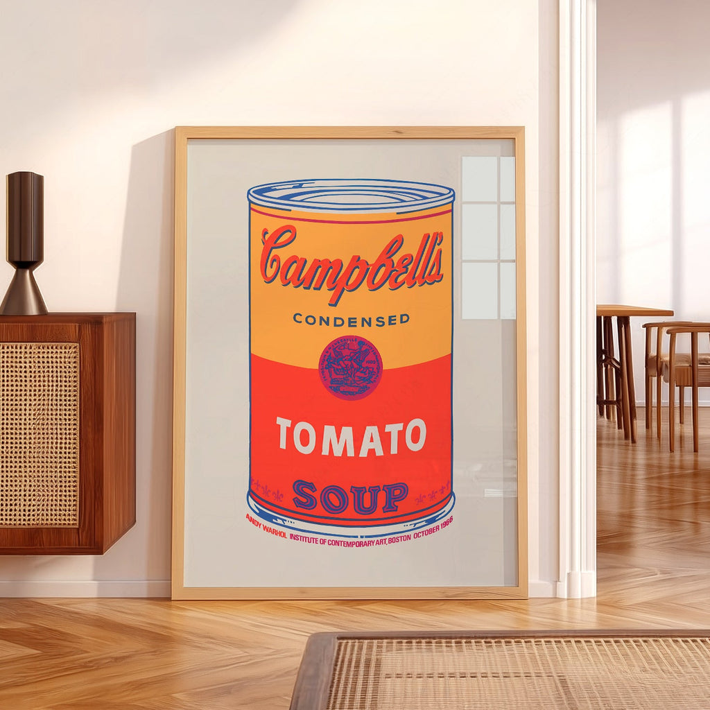 Andy Warhol Campbell's Soup Tomato Print – Pop Art Wall Poster