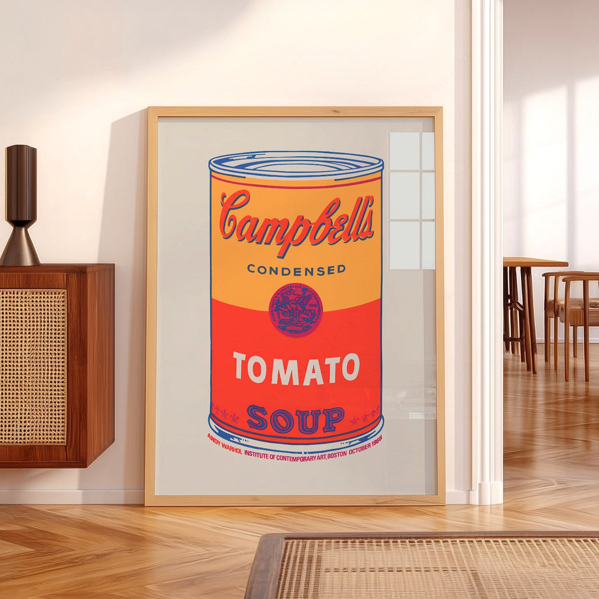 Andy Warhol Campbell's Soup Tomato Print – Pop Art Wall Poster