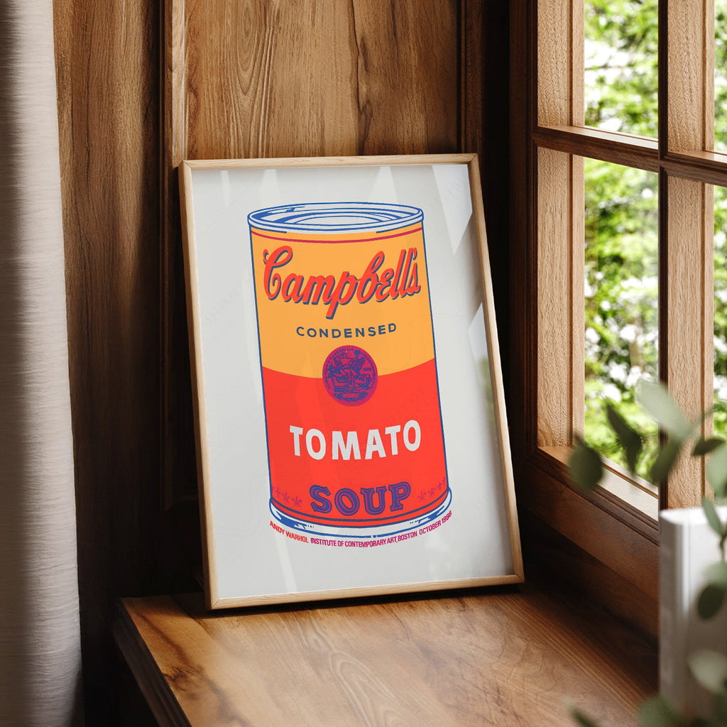 Andy Warhol Campbell's Soup Tomato Print – Pop Art Wall Poster