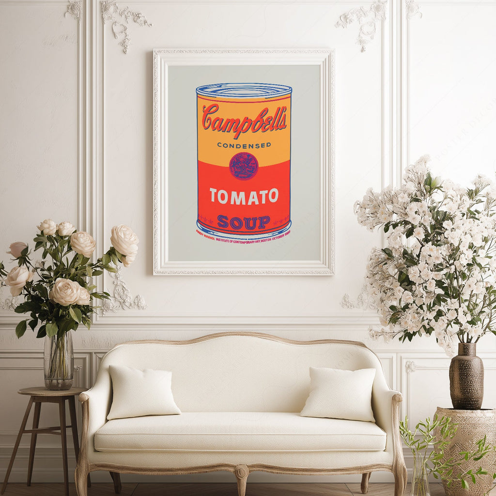 Andy Warhol Campbell's Soup Tomato Print – Pop Art Wall Poster