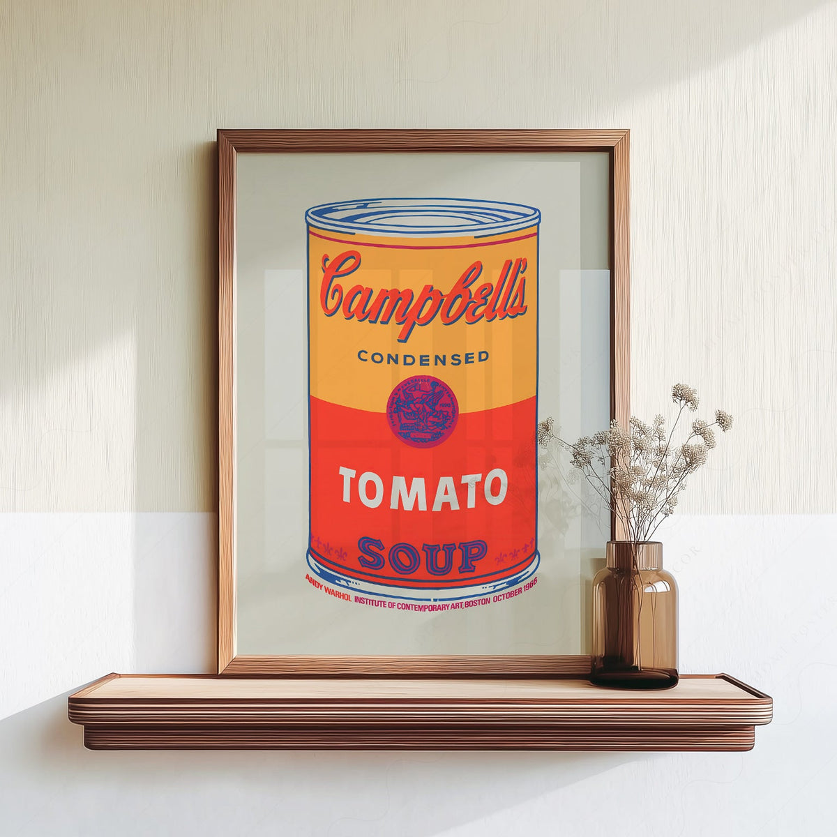 Andy Warhol Campbell's Soup Tomato Print – Pop Art Wall Poster