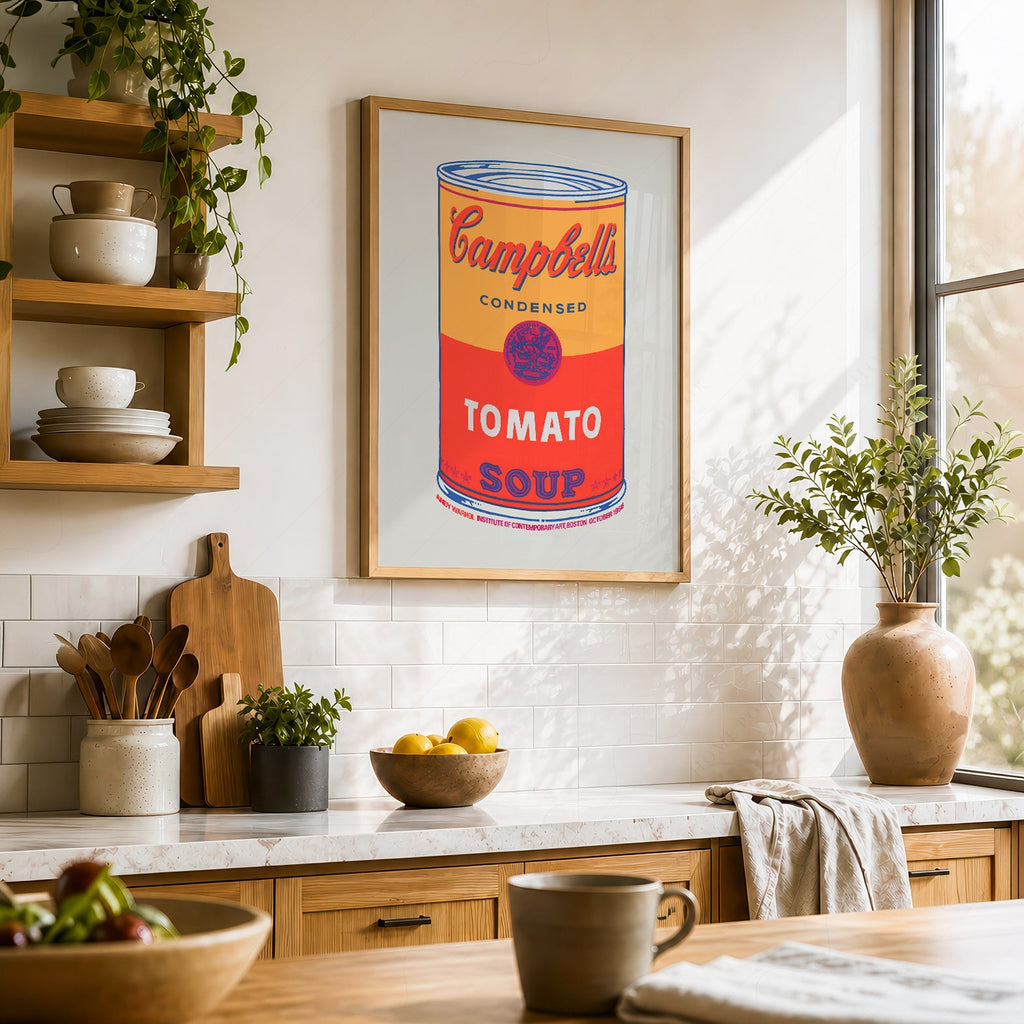 Andy Warhol Campbell's Soup Tomato Print – Pop Art Wall Poster