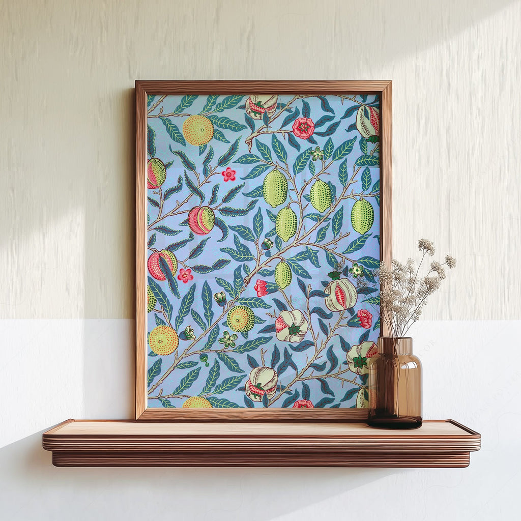 William Morris Fruit Pattern Art Print – Arts and Crafts Wall Decor