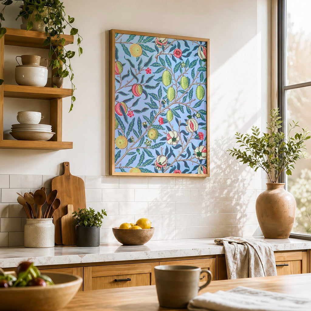 William Morris Fruit Pattern Art Print – Arts and Crafts Wall Decor