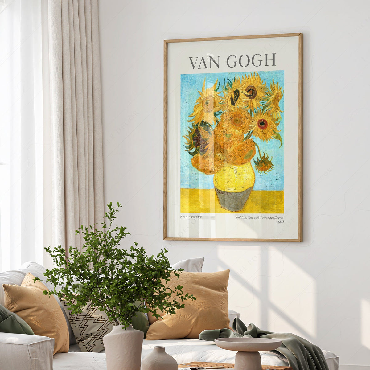 Van Gogh Vase with Twelve Sunflowers Art Print – Classic Wall Decor