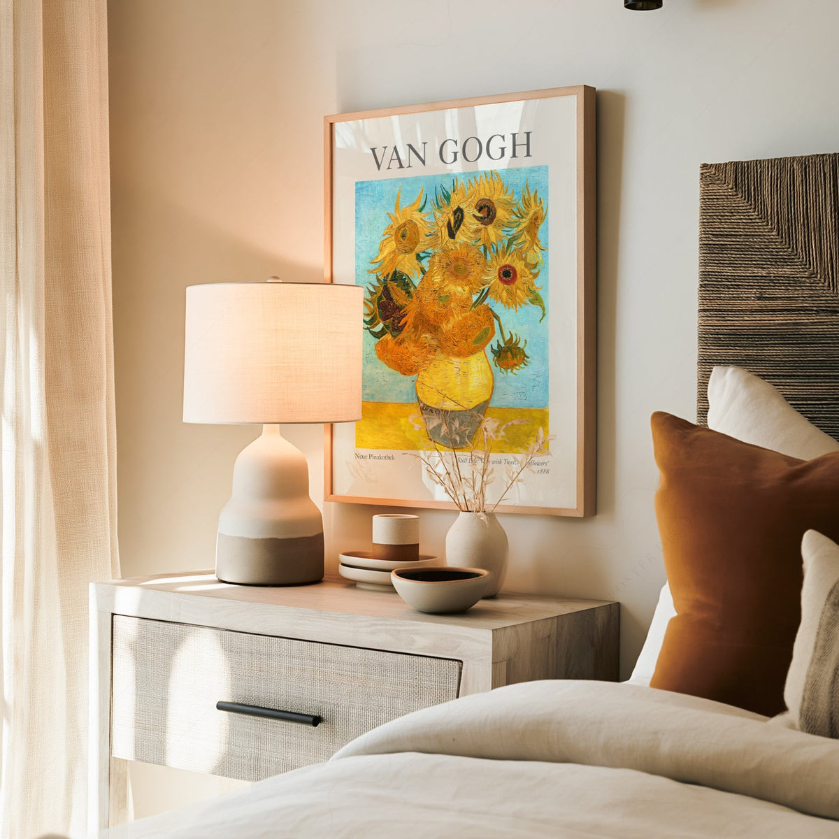 Van Gogh Vase with Twelve Sunflowers Art Print – Classic Wall Decor