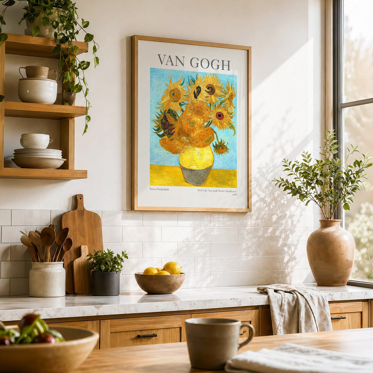 Van Gogh Vase with Twelve Sunflowers Art Print – Classic Wall Decor
