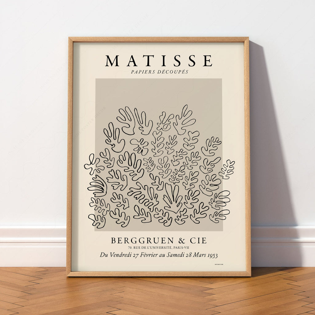 Henri Matisse Papiers Découpés Exhibition Poster – Modern Art Print