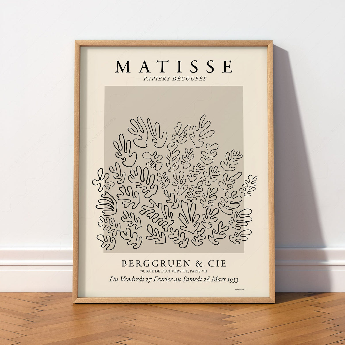 Henri Matisse Papiers Découpés Exhibition Poster – Modern Art Print