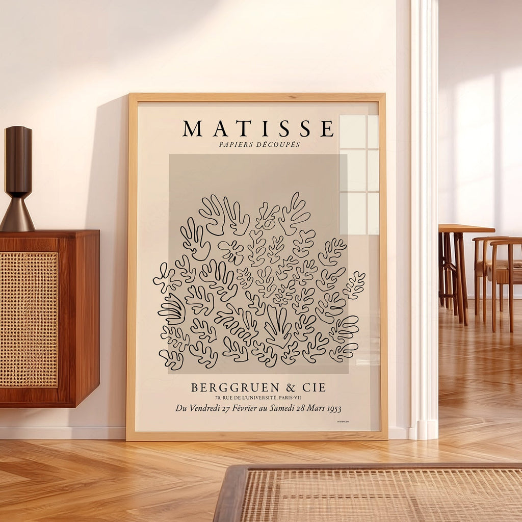 Henri Matisse Papiers Découpés Exhibition Poster – Modern Art Print
