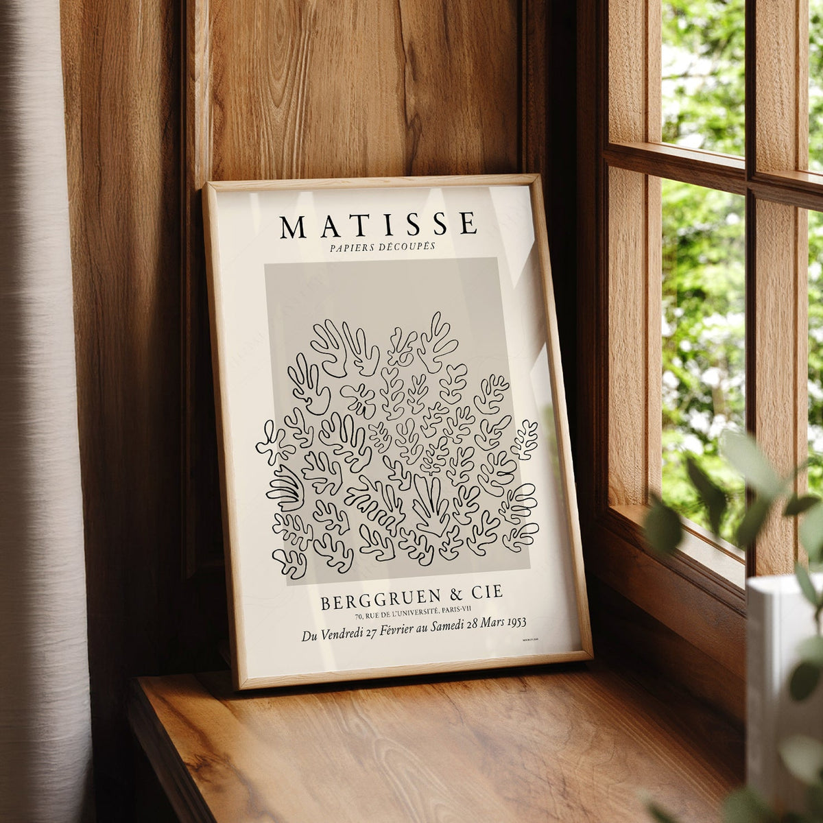 Henri Matisse Papiers Découpés Exhibition Poster – Modern Art Print