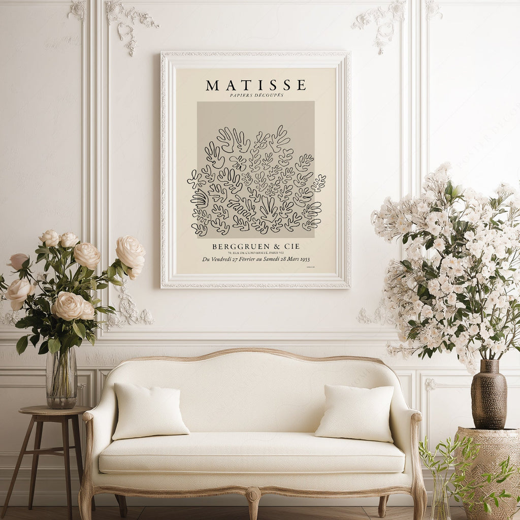 Henri Matisse Papiers Découpés Exhibition Poster – Modern Art Print