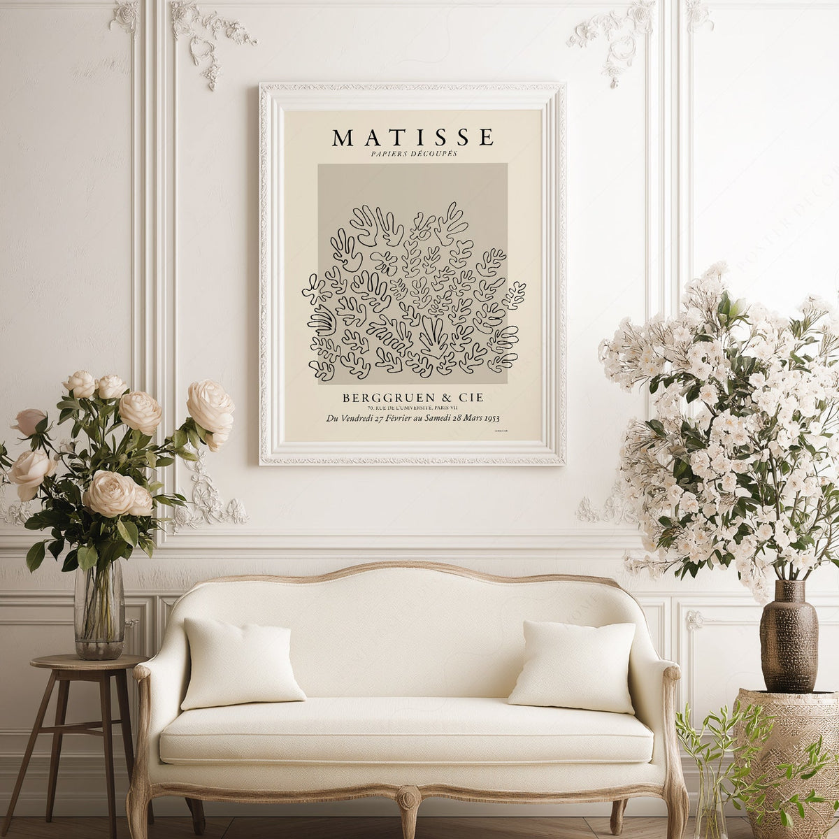 Henri Matisse Papiers Découpés Exhibition Poster – Modern Art Print